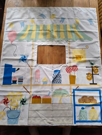 Kura Bedgordijn Winkeltje - Compleet, 1 Beugel Mist beschikbaar voor biedingen