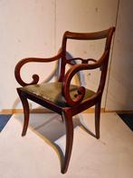 Vintage stoel mahonie leer, Ophalen