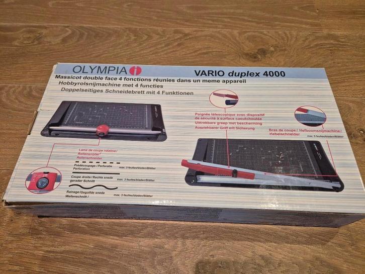 Olympia Vaio Duplex 4000 papiersnijmachine, Diversen, Papierwaren, Gebruikt, Ophalen of Verzenden