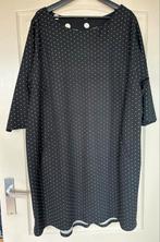Zwart Tuniek met witte stipjes - maat 52/54, Zwart, Maat 46/48 (XL) of groter, Ophalen of Verzenden, Zo goed als nieuw