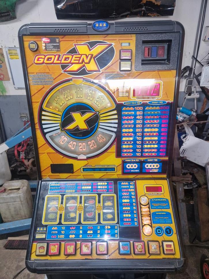 Golden X, Verzamelen, Automaten | Gokkasten en Fruitautomaten, Gebruikt, Euro, Met sleutels, Ophalen
