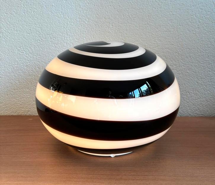 Ilu di Vetro tafellamp 80’s, Huis en Inrichting, Lampen | Tafellampen, Zo goed als nieuw, Minder dan 50 cm, Glas, Ophalen of Verzenden