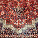 Vintage oosters vloerkleed Mashad red medall wol 249x345cm, Crème, Gebruikt, ., 200 cm of meer