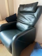 Donkergroene elektrische senioren fauteuil, Ophalen, Gebruikt, 75 tot 100 cm