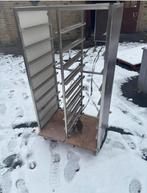 RVS Bakkersrek/Ovenrek/Platenkar Restaurant Cafe Horeca, Ophalen of Verzenden, 25 tot 50 cm, Minder dan 100 cm