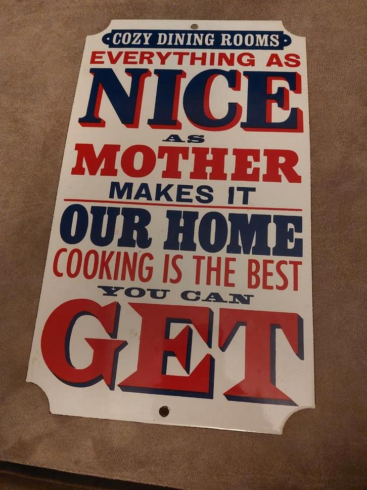 Emaille Reclamebord DODO Engeland, Antiek en Kunst, Antiek | Wandborden en Tegels, Ophalen of Verzenden