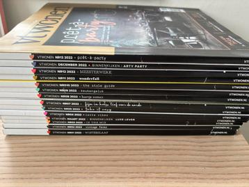 Stapel tijdschriften VT wonen 2022 (15x) beschikbaar voor biedingen