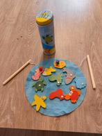 Houten visspel met magneet, Ophalen of Verzenden, Zo goed als nieuw, Overige typen, Met geluid