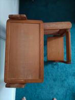 Uniek Vintage Houten Inklapbaar Schoolbankje, Ophalen, Gebruikt, Tafel(s) en Stoel(en)