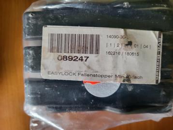 Nieuwe Easylock mini  driedubbel valstoppers 2 stuks beschikbaar voor biedingen