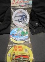 3 METALEN ASBAKKEN met JAREN 50 OLDTIMERS NIEUW, Verzamelen, Verzenden, Nieuw