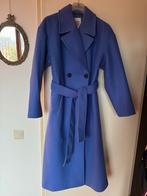 CKS blauw-paarse lange jas - als nieuw, Ophalen of Verzenden, Zo goed als nieuw, Paars