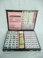Spel Mahjong, Mah jong, Majong in vinyl koffer, nieuw, Hobby en Vrije tijd, Gezelschapsspellen | Bordspellen, Ophalen of Verzenden