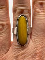 Z813 Prachtige zilveren Fischland ring maat 17,75, Sieraden, Tassen en Uiterlijk, Ophalen of Verzenden, Zilver, Ring, Met edelsteen