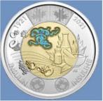 Canada - 2 Dollar 2021 - Colored Discovery of Insulin - Unc., Verzenden, Noord-Amerika, Losse munt