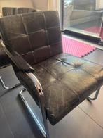 Echt lederen barcelona stoelen, Gebruikt, Eenpersoons, Leer, Ophalen of Verzenden