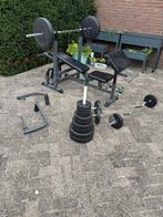 Universele halterbank Gorilla sports, Ophalen, Gebruikt, Fitnessbank