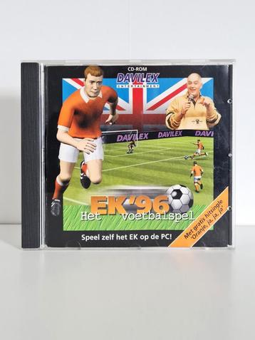 Het EK'96 voetbalspel Davilex PC cd-rom + registratiekaart beschikbaar voor biedingen