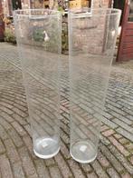 Hoge Glazen Vazen - voor kerstdecoratie, Huis en Inrichting, Ophalen, Overige kleuren, 75 cm of meer, Glas
