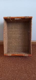 Mand, Huis en Inrichting, Woonaccessoires | Schalen en Manden, Ophalen of Verzenden, Zo goed als nieuw, Vierkant, Mand