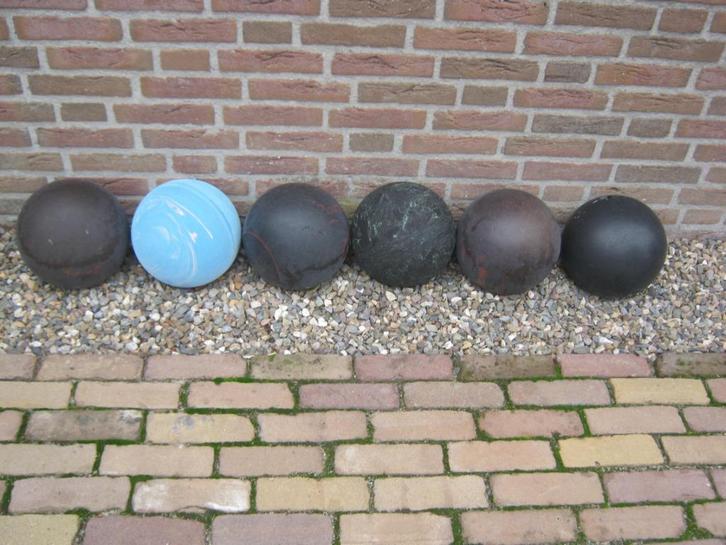 Oude dikke kegelballen 6x, Hobby en Vrije tijd, Knutselen, Gebruikt, Materiaal, Ophalen