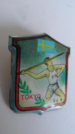 Olympische Spelen Tokyo 1964 speld, Verzamelen, Speldjes, Pins en Buttons, Verzenden, Gebruikt, Sport, Speldje of Pin