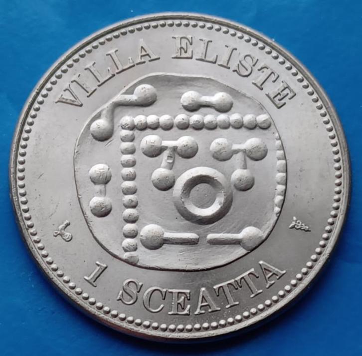 Stedenpenning Elst 1250 jaar - 1 Sceatta Villa Eliste, Postzegels en Munten, Penningen en Medailles, Overige materialen, Nederland