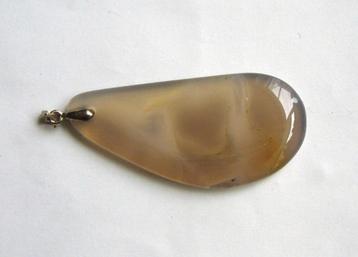 agaat grote hanger druppel mineraal edelsteen agate XL steen beschikbaar voor biedingen