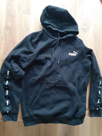 Puma ESS+ Tape heren trui hoodie zwart beschikbaar voor biedingen