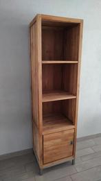 Teak boekenkast, onbehandeld, 25 tot 50 cm, Ophalen of Verzenden, Zo goed als nieuw, 200 cm of meer