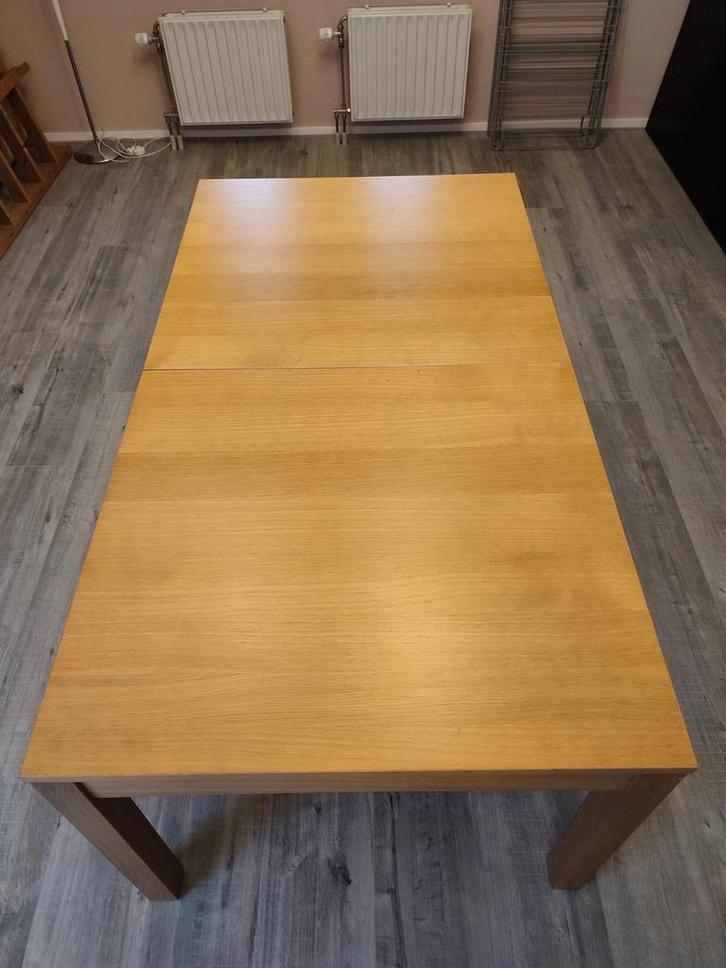 Uitschuifbare Eettafel - 260/218/175 x 95 cm, Huis en Inrichting, Tafels | Eettafels, Gebruikt, 50 tot 100 cm, 200 cm of meer