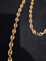 14 k gouden koffieboon schakel ketting 24,9 gram 65 cm, Ophalen of Verzenden, Nieuw, Goud, Goud