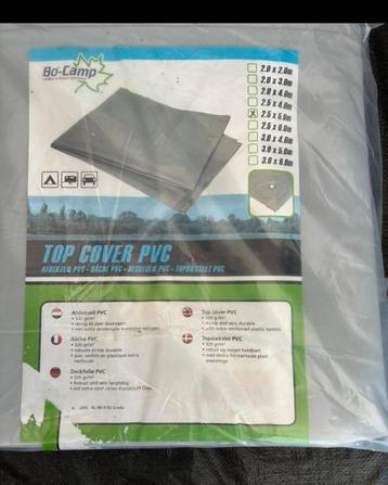 Afdekzeil Grondzeil PVC Bo-Camp 2,5 x 5 mtr. Nieuw !!!!! beschikbaar voor biedingen