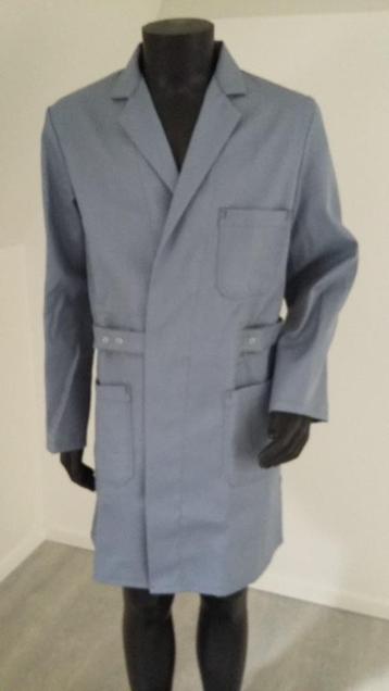 Stofjas grijs/blauw BANDSLUITING MAAT 56 EN 60 beschikbaar voor biedingen