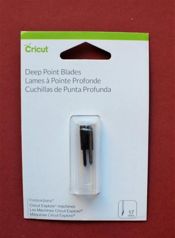 Cricut  Deep Point Replacement Blades, set 2 mesjes, 1.7 mm beschikbaar voor biedingen