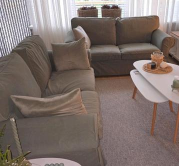 2 sets bankhoes/hoes Ikea Ektorp voor 2 zits bank - afbeelding 3
