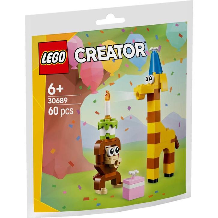 Lego Creator 30689 Verjaardagsfeestdieren (nieuw in zakje), Kinderen en Baby's, Speelgoed | Duplo en Lego, Nieuw, Lego, Complete set