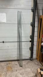 4 tarp tent stokken 195 lang, Caravans en Kamperen, Ophalen of Verzenden, Gebruikt