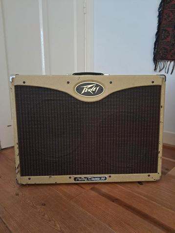 Peavey Classic 50 buizenversterker + remote switch beschikbaar voor biedingen