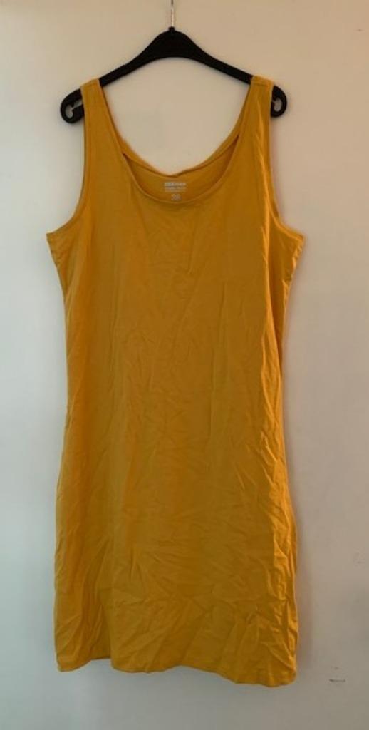Gele hemdshirt van de Zeeman. Maat M, Kleding | Dames, T-shirts, Zo goed als nieuw, Maat 38/40 (M), Geel, Zonder mouw, Ophalen of Verzenden