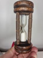 Vintage 1940-1950 houtsnijwerk zandloper, Antiek en Kunst, Ophalen of Verzenden