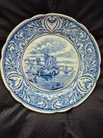 Wandbord delfts blauw, Ophalen of Verzenden