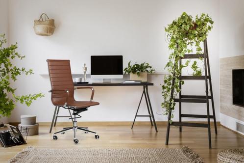 Lifa Living Bureaustoel Brisbane Leer Brown, Huis en Inrichting, Bureaustoelen, Nieuw, Bruin, Ophalen of Verzenden