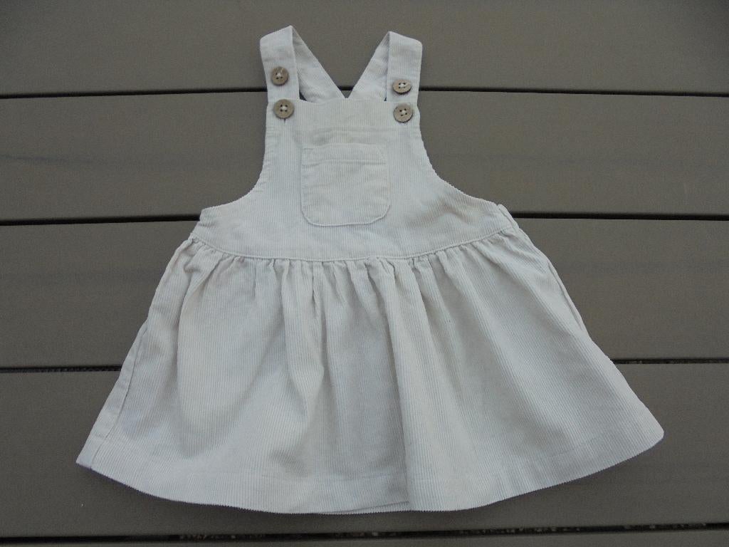 K233 Beige overgooier maat 68, Meisje, Jurkje of Rokje, Ophalen of Verzenden, Zo goed als nieuw