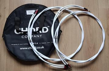 OCCASSION Chord Sarum T luidsprekerkabel 2 x 2,0 meter spade beschikbaar voor biedingen
