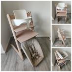 Stokke Tripp Trapp whitewash+babyset, newbornset evt. tray, Kinderen en Baby's, Kinderstoelen, Ophalen of Verzenden, Zo goed als nieuw