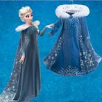 SUPER SALE Frozen Elsa Jurk bontkraag div. maten, Ophalen of Verzenden, Nieuw, 110 t/m 116, Meisje