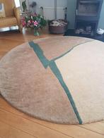 Wollen handgeknoopt karpet .., Huis en Inrichting, Stoffering | Tapijten en Kleden, 200 cm of meer, Groen, 200 cm of meer, Rond