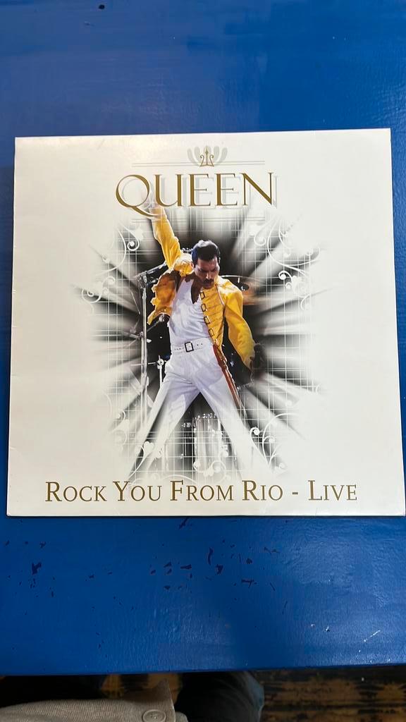Queen – Rock You From Rio - Live  LP, Cd's en Dvd's, Vinyl | Rock, Gebruikt, Poprock, 12 inch, Ophalen of Verzenden