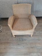 RIETEN STOEL, Huis en Inrichting, Stoelen, Ophalen, Zo goed als nieuw, Bruin, Eén